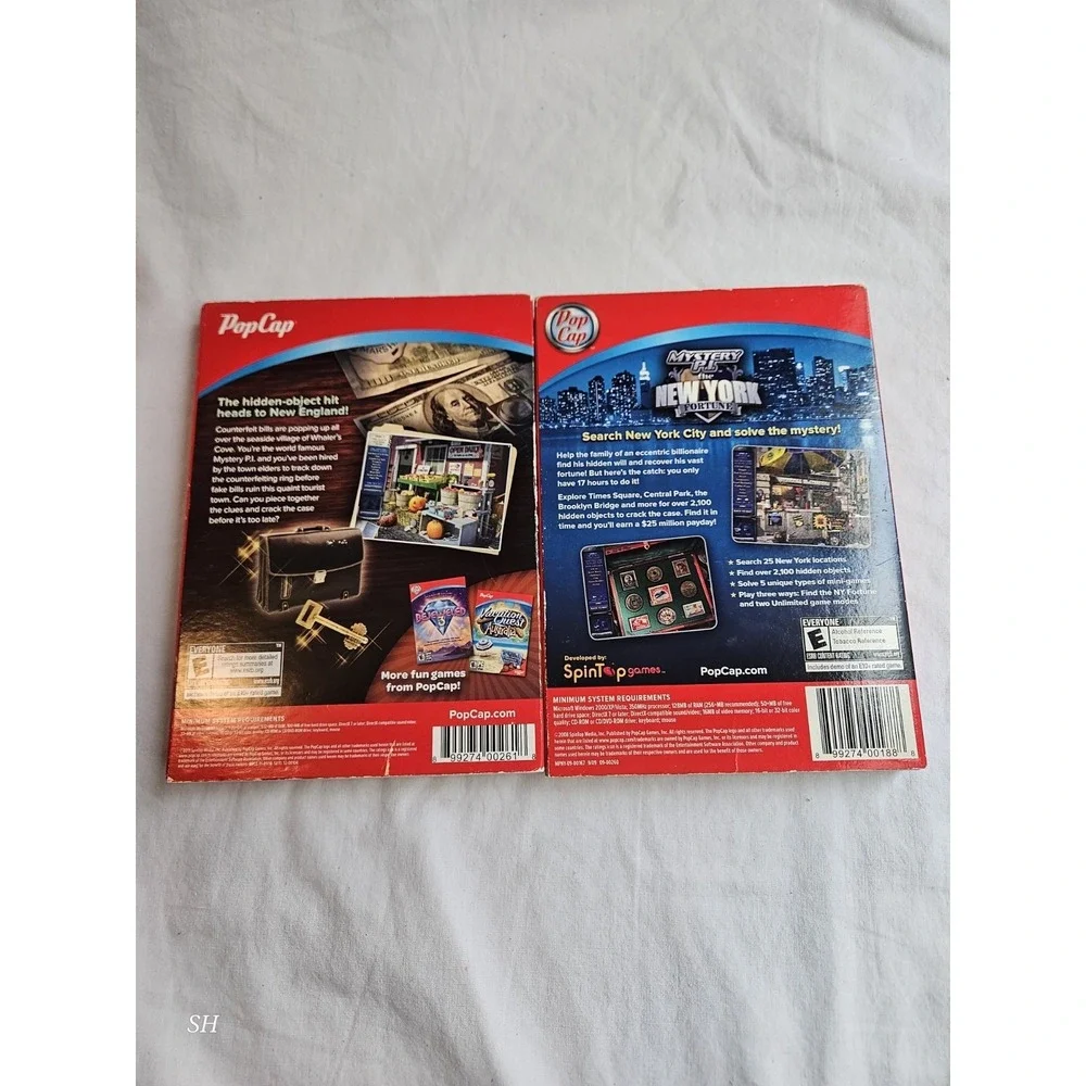 Mystery P.I. PC‎ Games Lot Of 2